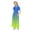Green, variant on snilers Girls Summer Dresses Sparkle Gradient A Line Flowy Maxi Dress Crew Neck Short Sleeve T Shirts Dresses Vacation Outfits Beach Sundress with Pockets Size 4-14 Years