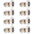 thumbnail image 1 of Shower Door Rollers 23mm, Shower Wheels Runners Fixing Pulleys Sliding Glass Door Replacement Parts 8pcs, 1 of 4