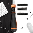 thumbnail image 3 of 40pcs Versatile Magnetic Ratchet Screwdriver Set Compact Screwdriver with Bits Adjustable Rotations Screwdriver, 3 of 7
