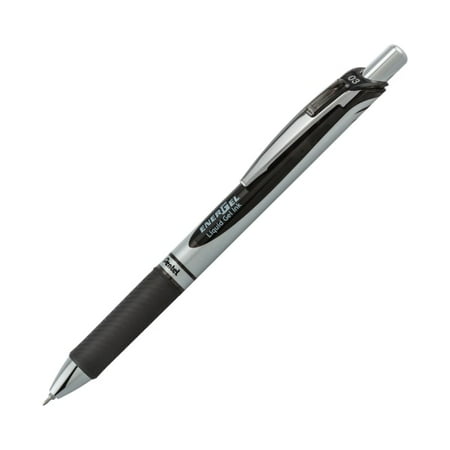 Pentel EnerGel RTX Gel Pens Black Ink Dozen BLN73-A