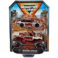 thumbnail image 1 of Set de juguetes Monster Jam Diecast a escala 1:64 con camión y coche de carreras, 1 of 7