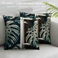thumbnail image 3 of GOSMITH  Tropical Leaves Throw Pillow Covers Green Palm Leaf Decorative Pillows Cushion Cases for Couch Sofa Bed Home Decor, 3 of 5