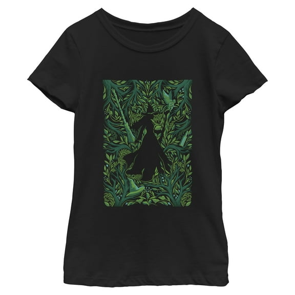 Girls Wicked: For Good Elphaba Forest Green Poster T Shirt