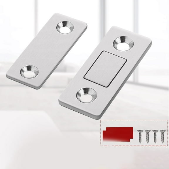 2Pcs/Set Strong Door Closer Magnetic Door Catch Latch Door Magnet Furniture