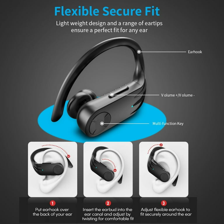 Wireless Earbuds Bluetooth Headphones 5.0 Built in Mic in Ear
