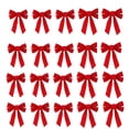 thumbnail image 1 of EZLIFE Lazos de terciopelo rojo para coronas navideñas Lazos festivos para decoraciones de interiores y I1T4, 1 of 7