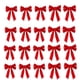 thumbnail image 4 of Ruifaya Lazos de terciopelo rojo para coronas navideñas, lazos de terciopelo para decoraciones de copas de árboles de Navidad, lazos navideños rojos para escaleras de árboles de Navidad, chimeneas,, 4 of 6