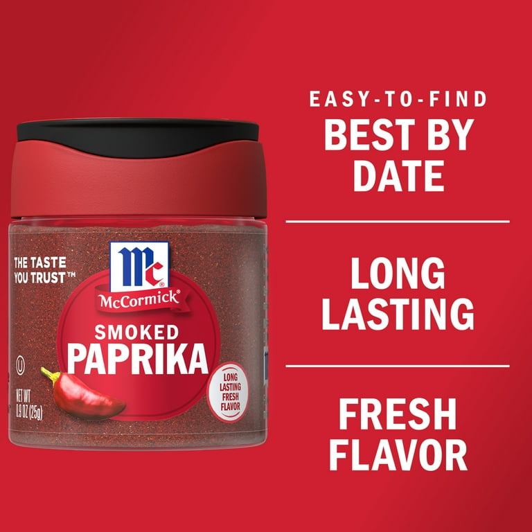 McCormick Kosher Smoked Paprika, 0.9 oz Bottle - Walmart.com