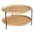 thumbnail image 1 of SEI Furniture Verlington Engineered Wood Cocktail Table in Natural-Black, 1 of 3