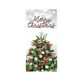 thumbnail image 2 of Christmas Door Cover Hanging Cloth Tapestry 90×200cm White Polyester Holiday Decoration with Adhesive Strips for Wall Party Background, 2 of 6