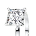 thumbnail image 3 of Alor Jewel Solitaire Moissanite Ring - Princess Cut Excellent 1.9 Ct Moissanite Ring For Women's - 14K White Gold Plated Moissanite Ring - Solo Stone Moissanite Ring for Her - Moissanite Ring, 3 of 3
