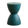 thumbnail image 4 of Tnarru Tabouret Rond pour les Pieds Tabouret pour Changer de Chaussures Déco Siège Polyvalent Petit Repose-Pieds Pouf pour Appartement Maison Chambre de Bébé Près du Lit Entrée Bleu Paon, 4 of 8