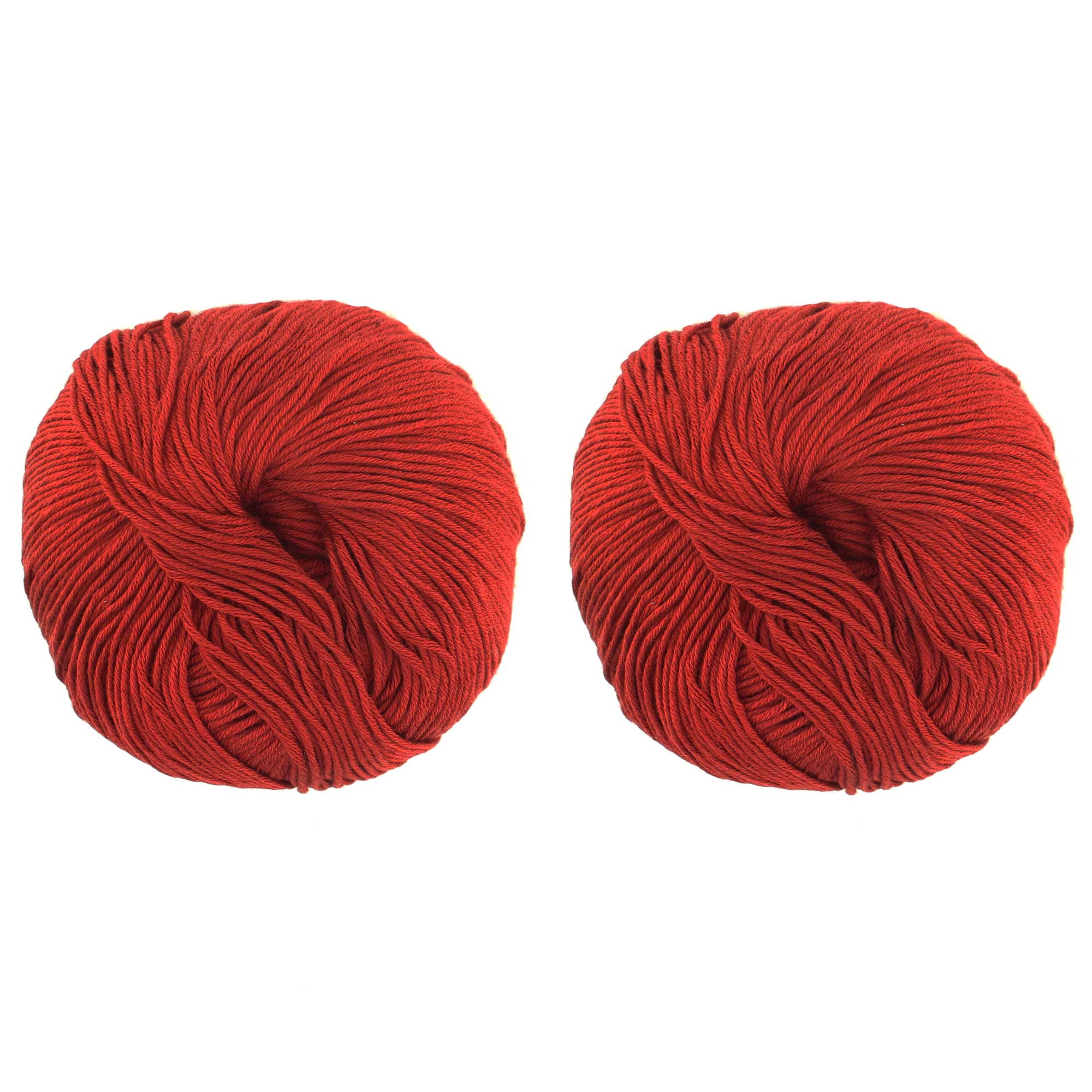 JubileeYarn Bamboo Cotton Blend Sport 4 Ply Yarn 100g/skein Red Hot