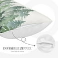 thumbnail image 4 of Sage Green Pillow Covers 12x20 Inch 2 Pcs Watercolor Christmas Tree Decor Throw Pillows Natural Forest Spring Summer Outdoor Farmhouse Decoration Pillowcase Linen Cushion Cover for Couch Sofa, 4 of 6