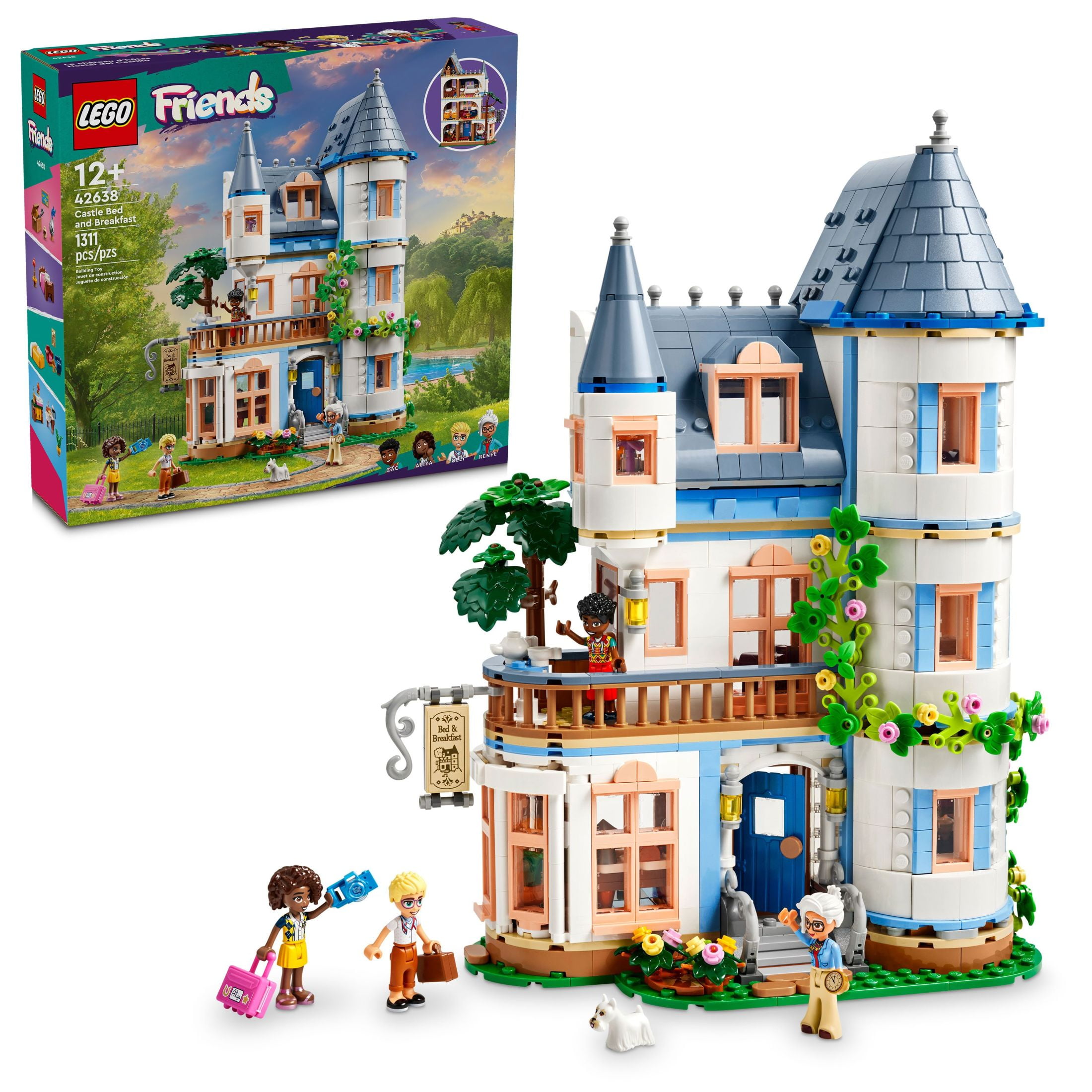 LEGO Friends Emma s Art School House Set 41711 Arts Crafts Toy with Mini Dolls Walmart