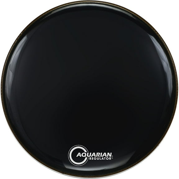 Aquarian Regulator Black Drum Head Black 22 in.