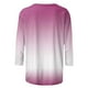 thumbnail image 4 of mfyjkho Tops Deportivos Para Mujer, Camiseta Holgada Estampada De Moda Para Mujer, Blusa De Mangas 3/4, Cuello Redondo, Informal Tops Para Salir S, 4 of 5