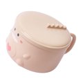 thumbnail image 4 of MasteelfCA 1Pc Stainless Steel Dinosaur Pattern Noodle Bowl with Lid Kitchen Food Bowl, 4 of 7