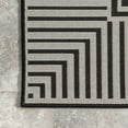 thumbnail image 6 of nuLOOM Asha Simple Striped Indoor/Outdoor Area Rug, 6' 7" x 9', Asha Black, 6 of 9