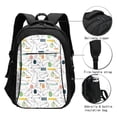 thumbnail image 3 of Balery Easter Rabbit Mochila con carga USB para hombre y mujer - Mochila impermeable y antirrobo para laptop con puerto USB para viajes, trabajo, 3 of 7