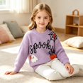 thumbnail image 2 of Coerni Toddler Baby Boys Girls Halloween Knitted Sweater Pumpkin Warm Pullover Sweatshirt Knitwear Fall Winter Clothes, 2 of 6