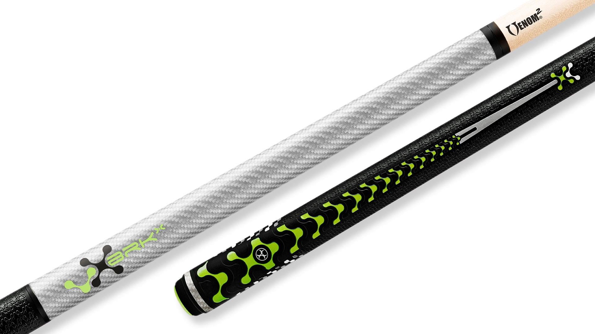 Poison VX5 BRKX Break Jump Cue - Silver / GTX Grip / Mini Radial 