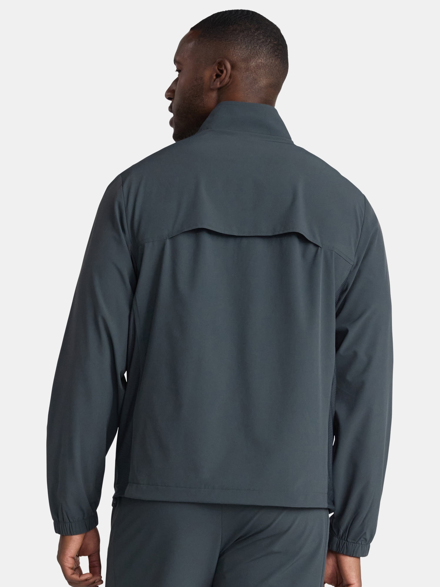 Athletic Works Men's and Big Men's Woven Track Jacket, Sizes S-3XL