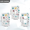 thumbnail image 7 of Yayeee Blank Wall Plate Cover 1-Gang 4.5"x2.7" Home Unused Decorative Outlet, Red Simple Shapes, 7 of 7