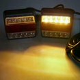 thumbnail image 4 of 2Pcs Rear Submersible Trailer Tail Lights Kit Boat Marker Truck Waterproof Campers Trailer Taillights, 4 of 5