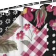 thumbnail image 3 of Pioneer Flower Floral Print Pattern Shower Curtain 72"x84" ,Bathroom Decorative Shower Curtains Set with 12 Hooks,Modern Waterproof Washable Shower Curtain, 3 of 6