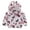 White, variant on Hicidod Toddler Rain Coats Hooded Long Sleeve Zipper Printed Rain Jackets Middle Length Thin Style Windproof Windbreaker
