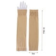 thumbnail image 2 of Thin Portable Solid Color Summer Elastic Fabric Sun Protection Thin Sun Protection Sleeves Lace Ice Sleeves Stretch Fabric Armbands Middle Eastern Style Sleeves 11, 2 of 7