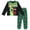 Black / hunter green, variant on Minecraft Creeper T-Shirt and Fleece Jogger Pants Outfit Set Little Kid to Big Kid