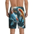 thumbnail image 6 of KLL Cute Koi Fish Serenity for Men's 1-Pack Shorts,Sleep Pajama Shorts for Men Soft Pj Shorts Men's Pajama Bottoms Sleepwear -Medium, 6 of 7