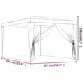 thumbnail image 7 of Carevas Party Tent with 4 Mesh Sidewalls Red 9.8'x13.1' HDPE, 7 of 7