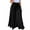 Black-08, variant on REALiKUN Womens High Waisted Chiffon Loose Pleated Wide Leg Palazzo Pants Maxi Skirt