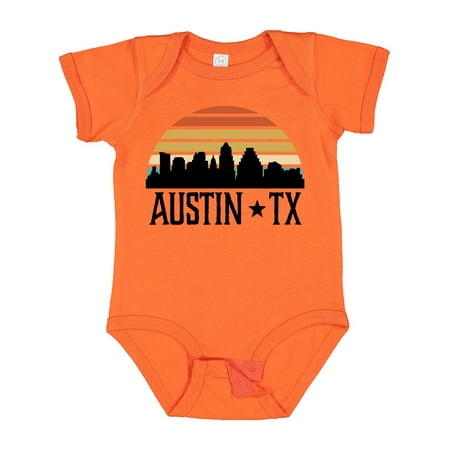

Inktastic Austin Texas Skyline Vintage Gift Baby Boy or Baby Girl Bodysuit