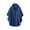 Blue, variant on Rain Poncho for Women Men Waterproof Raincoat Jacket with Pockets Lightweight Full Zip Reusable Rain Jackets