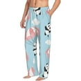 thumbnail image 2 of Balery Men'S Cute Panda Flying In The Sky Pants,Sleepwear Pants,Pajama Pants,Pj Bottoms Drawstring And Pockets-Xx-Large, 2 of 9
