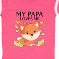 thumbnail image 4 of Inktastic My Papa Loves Me Little Fox Boys or Girls Baby Bodysuit, 4 of 5