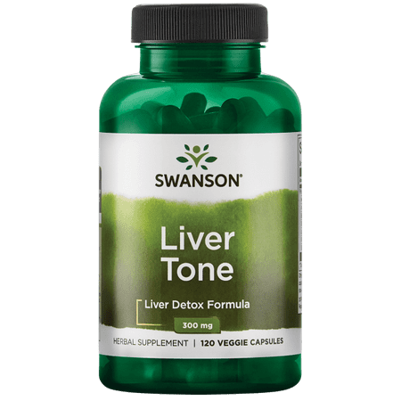 Swanson Liver Tone Liver Detox Formula 300 mg 120 Veg (Best Liver Detox Cleanse)