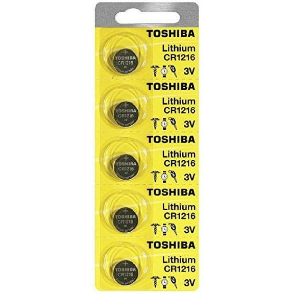 Toshiba CR1216 3 Volt Lithium Coin Battery (50 Batteries)