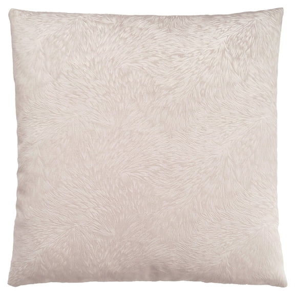 Pillows 18 X 18 Square Accent Sofa Couch Bedroom Polyester Beige