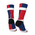 thumbnail image 5 of Women'S Novelty Funny Crew Socks Men'S Flag Of The Dominican Republic Design Socks, 5 of 7
