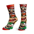 thumbnail image 1 of Nintendo Super Mario Stacked Sublimation Socks, 1 of 2