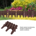 thumbnail image 3 of Staggered Short Fence, Outdoor Landscape Edging PP  For Yard, 3 of 8