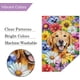 thumbnail image 5 of Bandera de jardín de perro Golden Retriever de bienvenida a la primavera, 30 x 45 cm, doble cara, de arpillera, con margaritas pequeñas, pensamientos y flores, ideal para jardín, patio, casa,, 5 of 6
