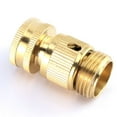 thumbnail image 5 of 2/4 Pairs Garden Hose Quick Connectors, Solid Brass 3/4 inch GHT Thread Easy Connect Fittings No-Leak Water Hose, 5 of 9