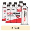(2 pack) BODYARMOR SportWater Electrolyte Sports Drink Bottles, 1 Liter, 6 Pack
