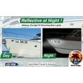 thumbnail image 6 of 2 Pack Super Reflective Custom Boat Registration Numbers and Letters Stickers, Set of 2 Custom Boat Stickers Numbers Lettering (4"x20"), Waterproof Vinyl Decal Boat Decal Stickers (Marine Blur), 6 of 7